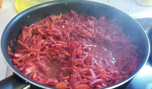 борщ с хрустящей капустой