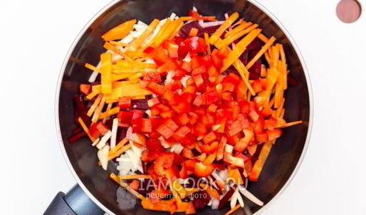 борщ с консервированной фасолью