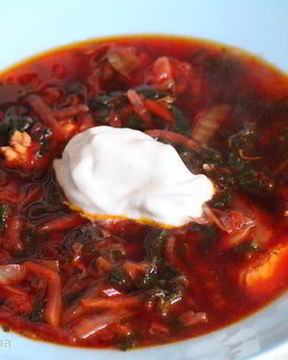 Борщ с крапивой