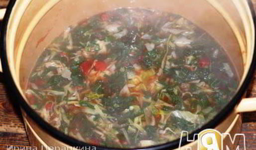 борщ с крапивой