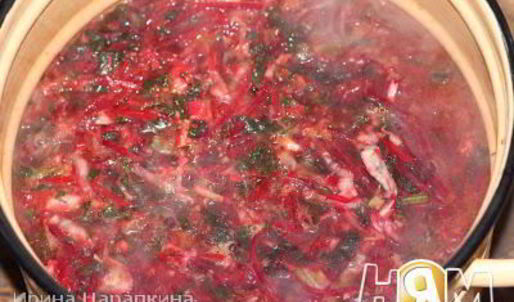 борщ с крапивой