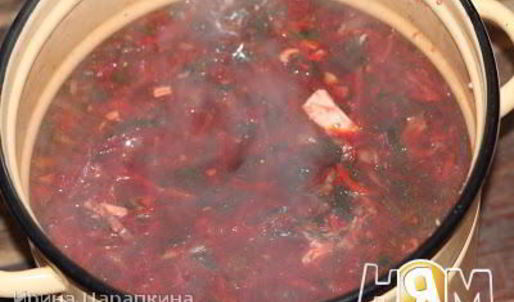 борщ с крапивой