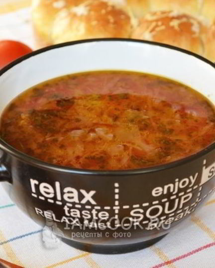 Рецепт борща с пампушками