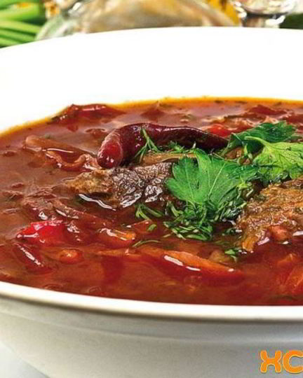 Рецепт борща с помидорами