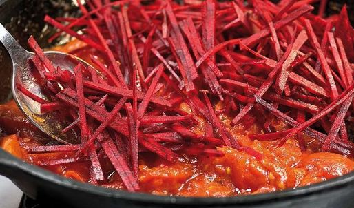 борщ с помидорами