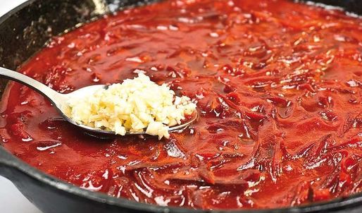 борщ с помидорами