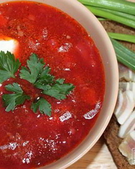 Рецепт борща с тушенкой