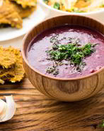 Борщ с укропом