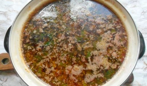 борщ со свекольной ботвой