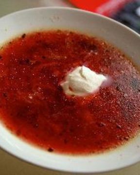 Борщ со свежей капустой