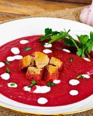 Холодный борщ-пюре