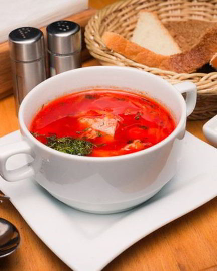 Рецепт холодного рыбного борща