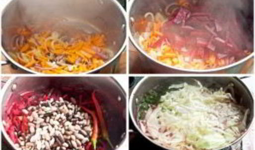 овощной борщ