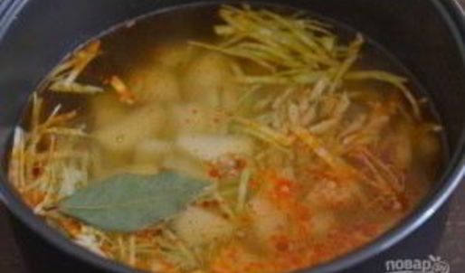 полтавский борщ с галушками