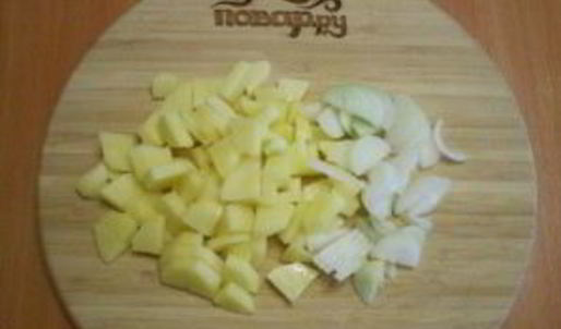 постный зеленый борщ