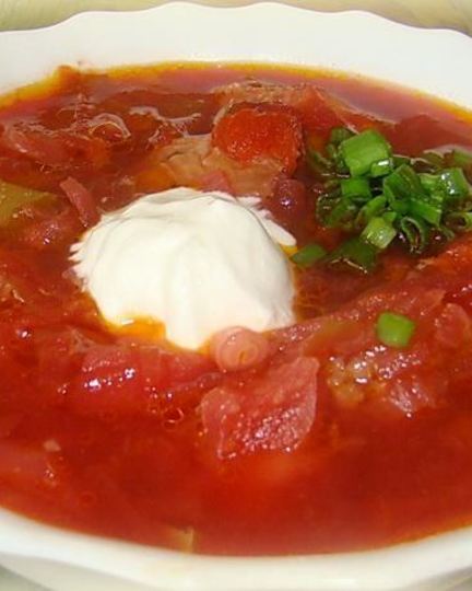 Рецепт простого и вкусный мясной борщ из говядины