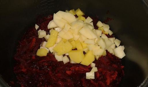 щавелевый борщ в мультиварке