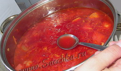 украинский борщ