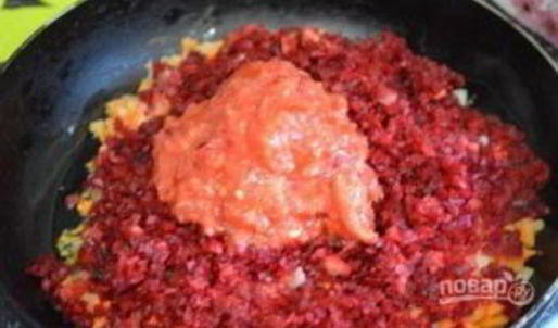 вегетарианский борщ с фасолью