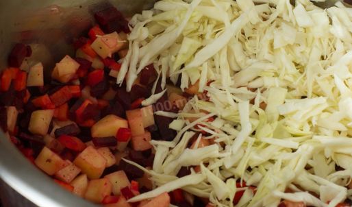 вегетарианский борщ