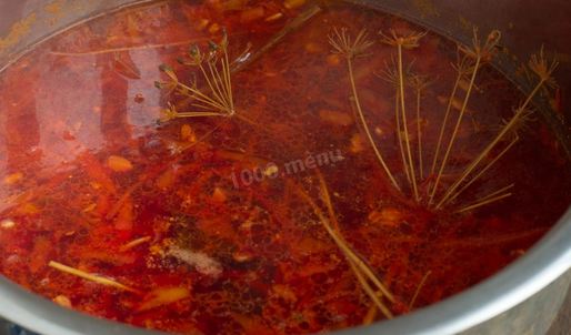 вегетарианский борщ