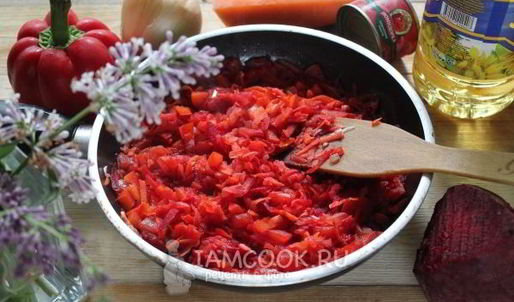 зажарка для борща