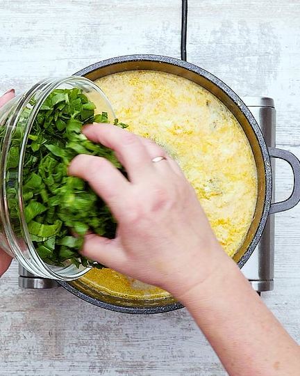 Рецепт зеленого борща