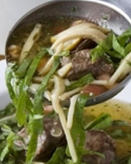 Рецепт бульон из баранины со шпинатом