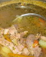 Бульон из петуха