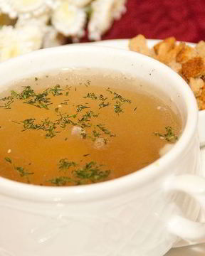 Бульон из вешенок