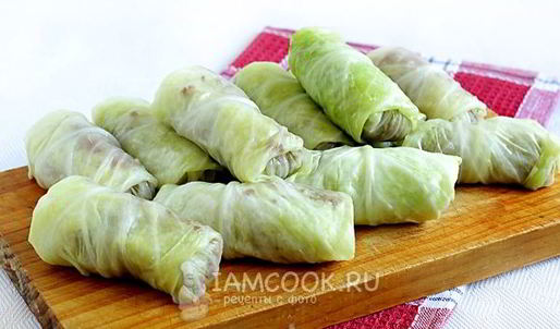 голубцы с гречкой в бульоне