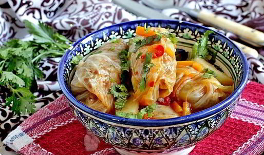 голубцы с гречкой в бульоне