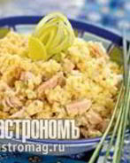 Пшенная каша на курином бульоне