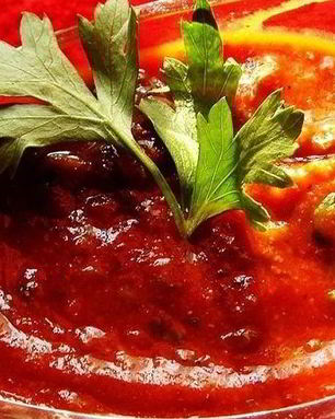 Сацебели на курином бульоне