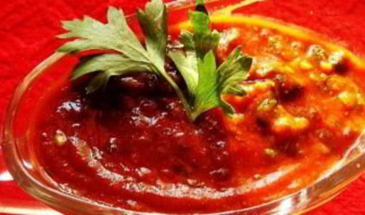 сацебели на курином бульоне