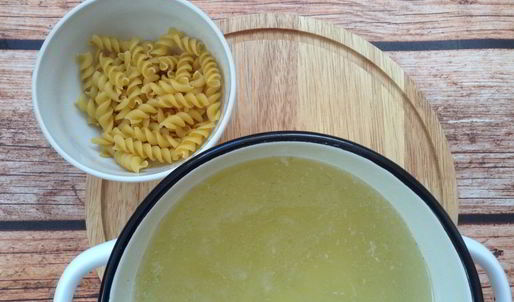 суп на курином бульоне