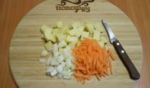 суп на рыбном бульоне