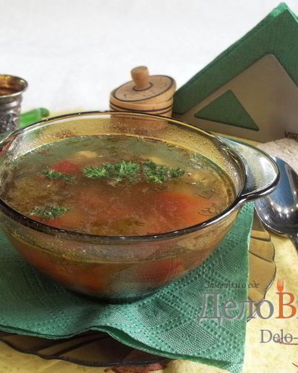 Рецепт супа с фрикадельками и яйцом на мясном бульоне