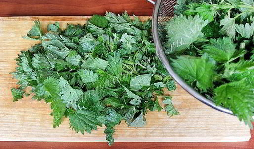 суп с крапивой на курином бульоне