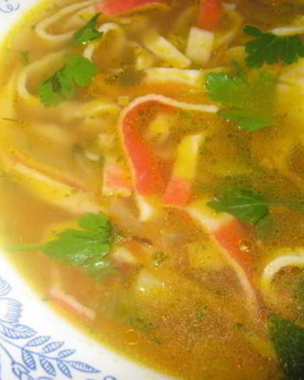 Рецепт быстрого супа коралл