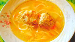 Суп с фрикадельками