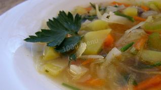 Суп с грибами