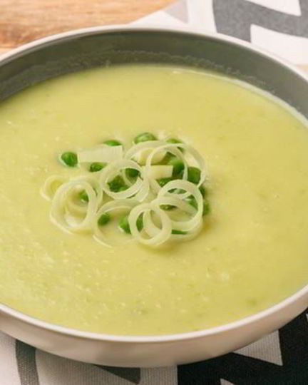 Рецепт фасолевого крема-супа с овощами и беконом