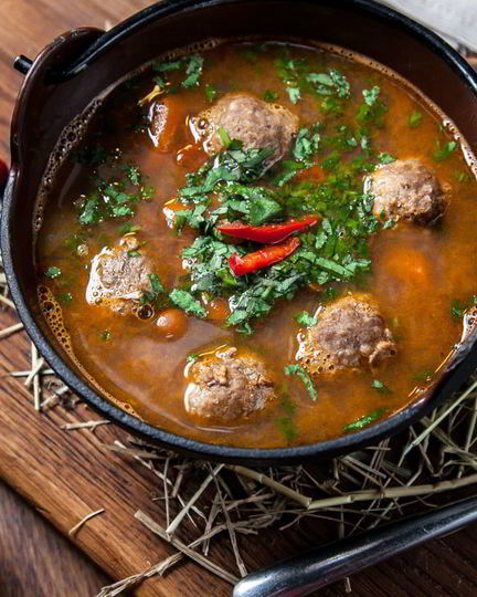 Рецепт фасолевого супа с фрикадельками