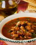 Фасолевый суп с мясом