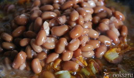 фасолевый суп с охотничьими колбасками