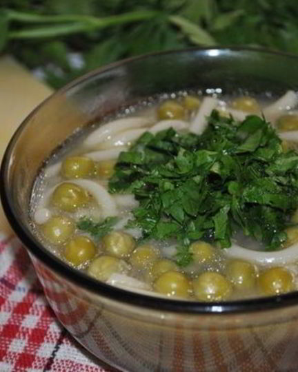 Рецепт горохового супа из алматуры