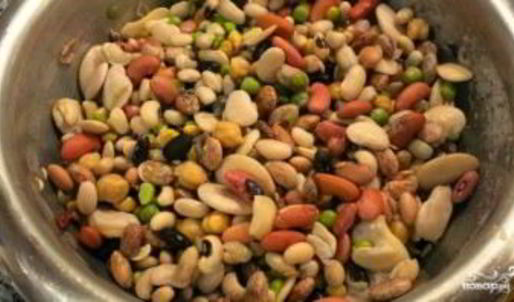 гороховый суп из свиной рульки