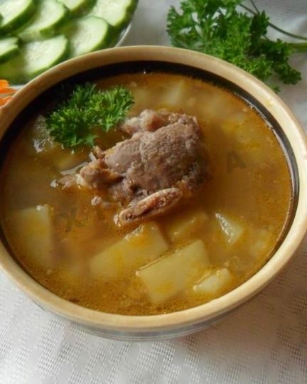 Рецепт горохового супа на говяжьей косточке