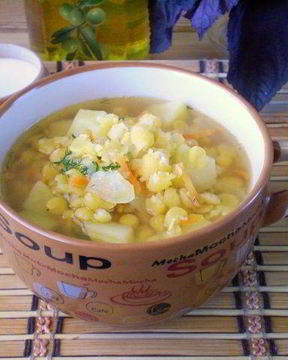 Гороховый суп на воде